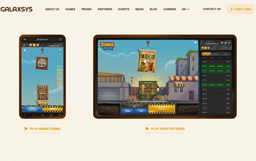 Tower Rush game demo play